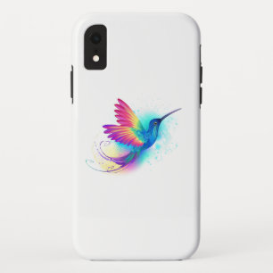 Funda Para iPhone XR Colibrí arcoiris exótica