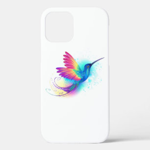 Funda Para iPhone 12 Pro Colibrí arcoiris exótica