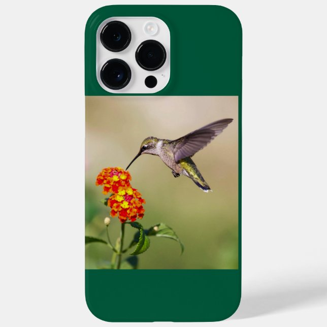Funda De Case-Mate Para iPhone Colibrí de Garganta Rubí  (Reverso)