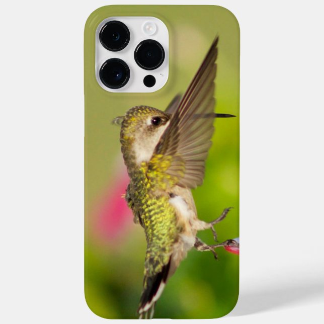 Funda De Case-Mate Para iPhone Colibrí de Garganta Rubí (Reverso)