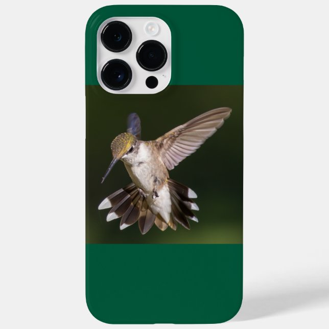 Funda De Case-Mate Para iPhone Colibrí de Garganta Rubí (Reverso)