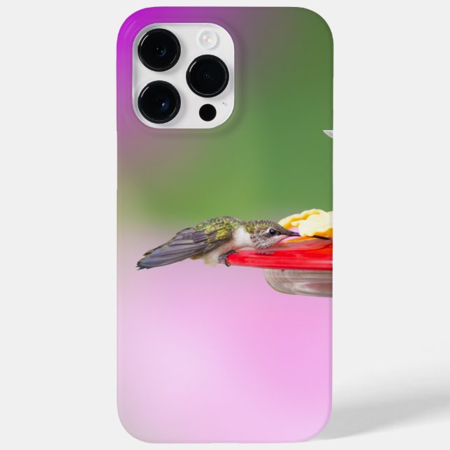 Funda De Case-Mate Para iPhone Colibrí de Garganta Rubí  (Reverso)