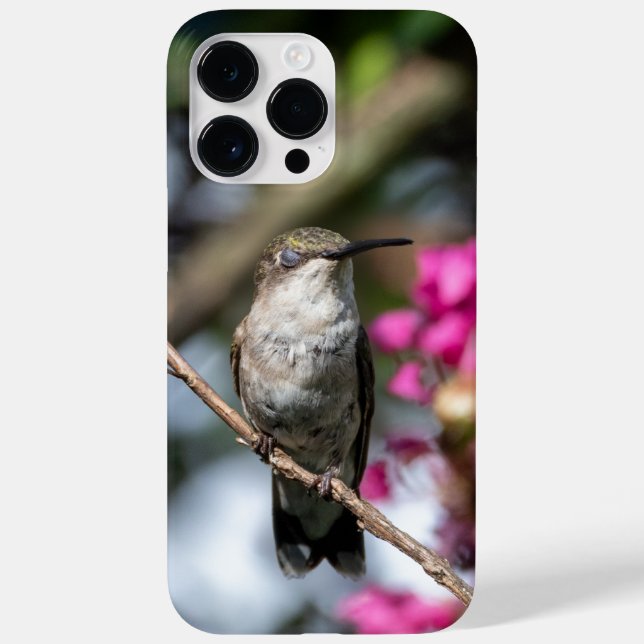 Funda De Case-Mate Para iPhone Colibrí de Garganta Rubí  (Reverso)