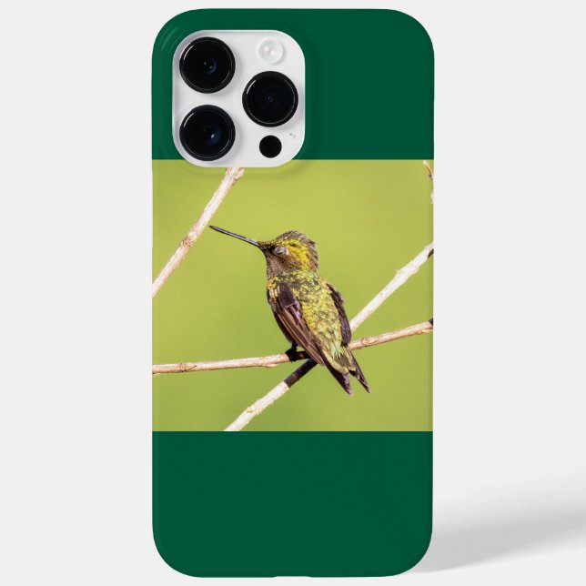 Funda De Case-Mate Para iPhone Colibrí de Garganta Rubí (Reverso)