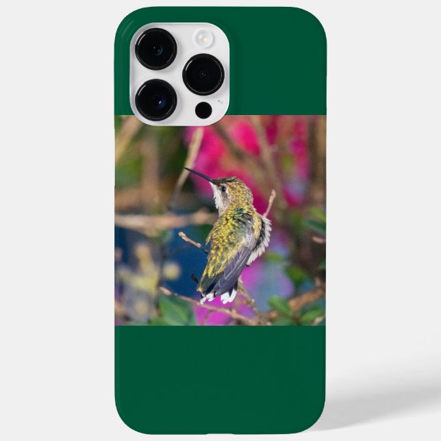 Funda De Case-Mate Para iPhone Colibrí de Garganta Rubí (Reverso)