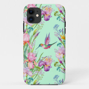 Funda Para iPhone 11 Colibrí En El Jardín