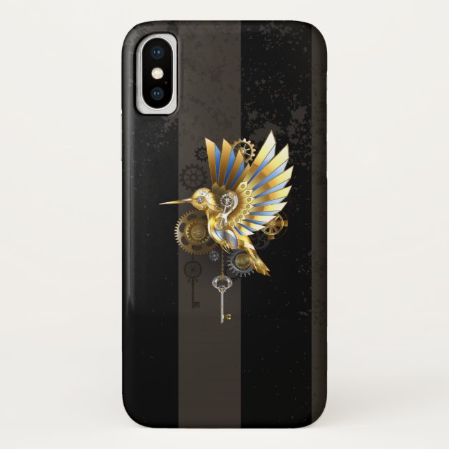 Funda De Case-Mate Para iPhone Colibrí mecánico (Reverso)