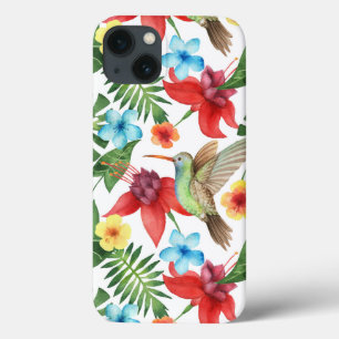 Funda Para iPhone 13 Colibrí tropical