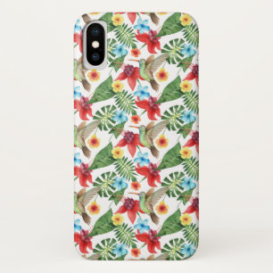Funda Para iPhone X Colibrí tropical