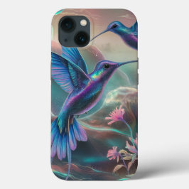Funda Para iPhone 13 Colibríes de estilo