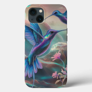 Funda Para iPhone 13 Colibríes de estilo