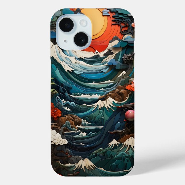 Funda De Case-Mate Para iPhone Colina (Reverso )