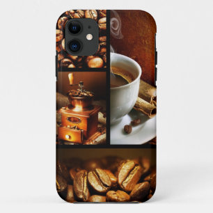 Funda Para iPhone 11 Collage 2 del café