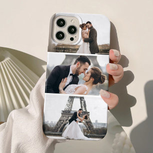 Funda Para iPhone 15 Mini Collage de 3 fotos Personalizado