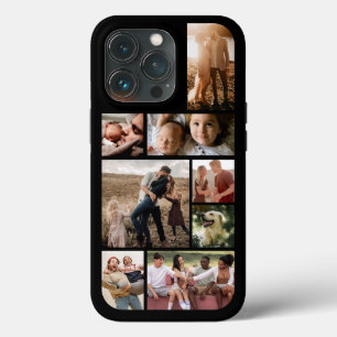 Funda Para iPhone 13 Pro Collage de 8 fotos personalizado