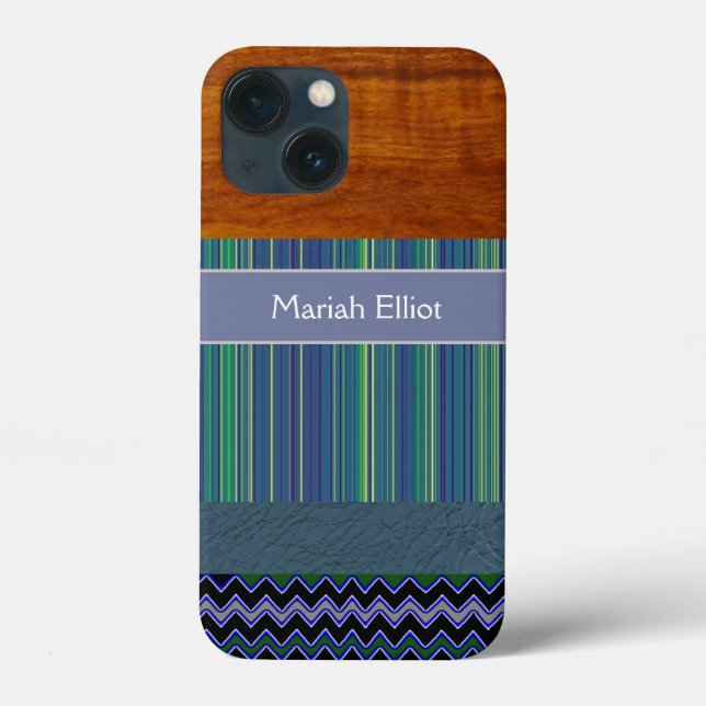 Funda De Case-Mate Para iPhone collage de bandas personalizables (Reverso )