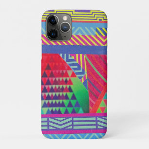 Funda Para iPhone 11 Pro collage de bordes y triángulos del suroeste