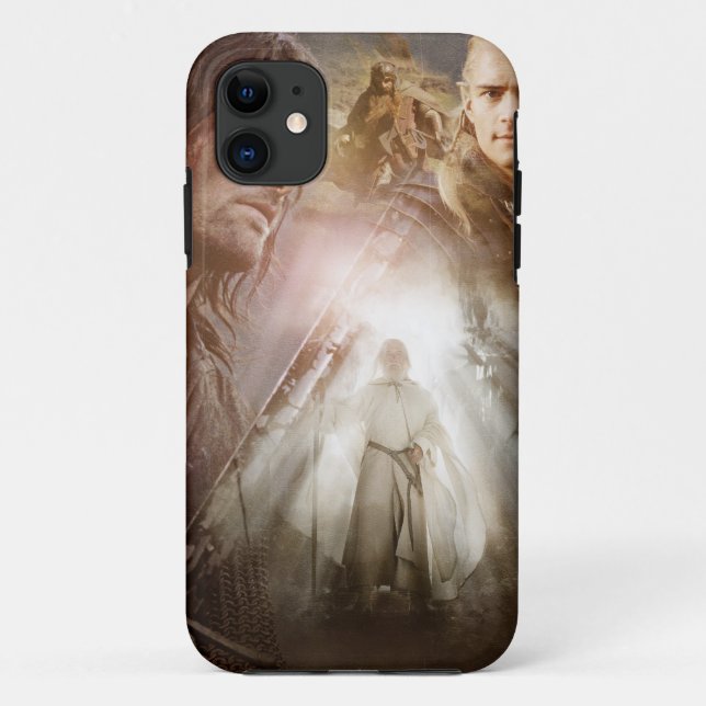 Funda De Case-Mate Para iPhone Collage de caracteres (Reverso)
