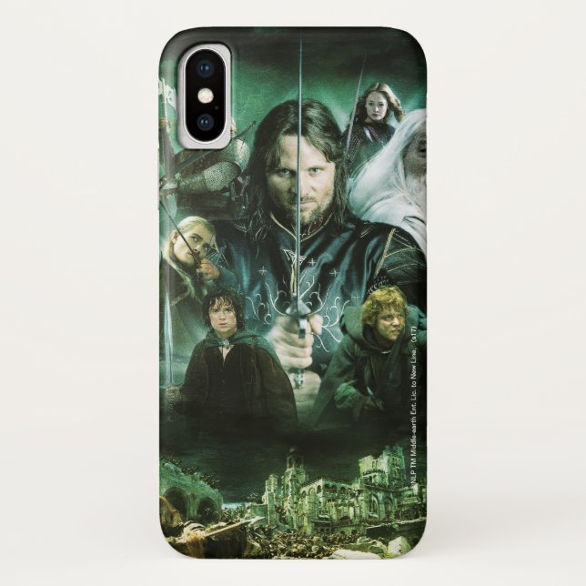 Funda De Case-Mate Para iPhone Collage de caracteres (Reverso)