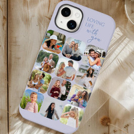 Funda Para iPhone 14 Plus De Case-Mate Collage de fotos 12 Cuadrícula de imágenes que ama