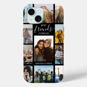 Funda Para iPhone 15 Collage de fotos Best Friends Forever