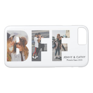 Funda Para iPhone 8/7 Collage de fotos BFF moderno Mejor amistad amigos