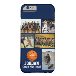 Funda Para iPhone 13 Collage de fotos de baloncesto personalizado #