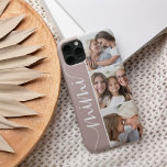 Funda Para iPhone 13 Collage de fotos de las Abuelas de Mimi Script<br><div class="desc">Celebra su condición de abuela con este caso especial de teléfono que incluye tres preciadas fotos de su nieta,  nieto o nietos. El apodo "Mimi" aparece a la izquierda en elegantes letras de caligrafía para un toque personal único.</div>