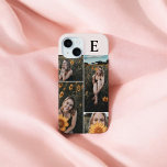 Funda Para iPhone 15 Collage de fotos elegante monograma Rubor rosa<br><div class="desc">Presentamos nuestro estuche para iPhone personalizado, una combinación perfecta de estilo y sentimiento. Este funda cuenta con un collage de 4 fotos, con 2 fotos verticales y 2 horizontales, que le permiten mostrar sus recuerdos favoritos. En la parte superior, personalizarla con tu monograma, añadiendo un toque único y elegante. Diseñado...</div>