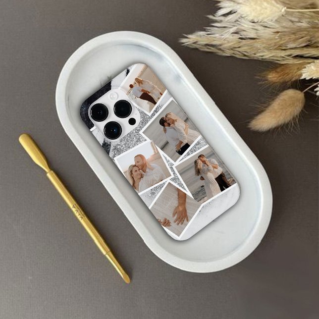 Funda De Case-Mate Para iPhone Collage de fotos espumoso Iphone 14 Funda (Subido por el creador)