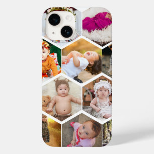 Funda Para iPhone 14 De Case-Mate Collage de fotos Hexagon