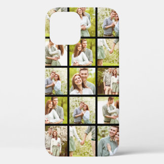 Funda Para iPhone 12 Collage de fotos Personalizado