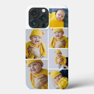 Funda Para iPhone 13 Pro Collage de fotos personalizado