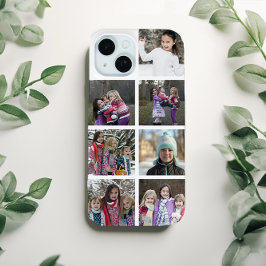 Funda Para iPhone 15 Collage de fotos personalizado 7