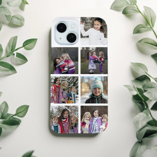 Funda Para iPhone 15 Collage de fotos personalizado 7