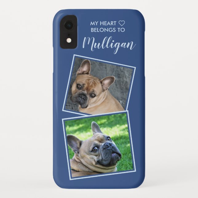 Funda De Case-Mate Para iPhone Collage de fotos personalizado Mascota Perro gato  (Reverso)