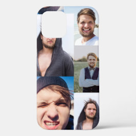 Funda Para iPhone 12 Collage de fotos Pon tu cara en un