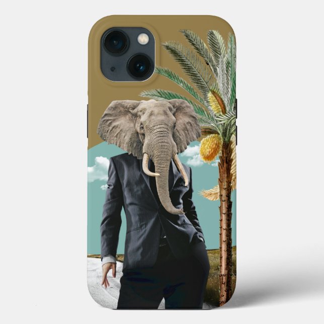 Funda De Case-Mate Para iPhone Collage de Guay Urban Safari Wild Man (Reverso )