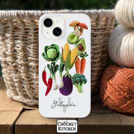 Funda Para iPhone 14 De Case-Mate Collage de hongos de hongos de hongos de crochet d