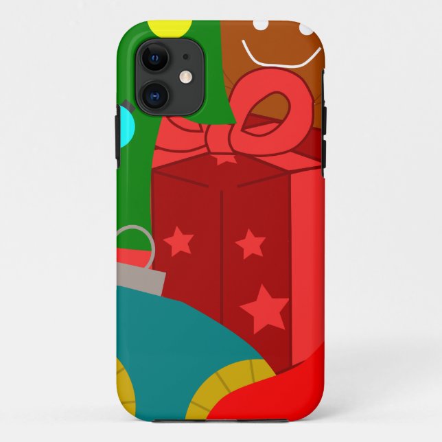 Funda De Case-Mate Para iPhone Collage de navidades (Reverso)