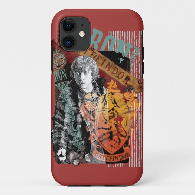 Funda De Case-Mate Para iPhone Collage de Ron Weasley 1 (Reverso)