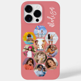 Funda Para iPhone 14 Pro Max De Case-Mate Collage de varias fotos simple moderno personaliza