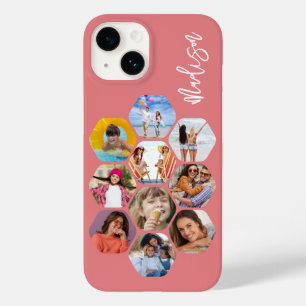 Funda Para iPhone 14 De Case-Mate Collage de varias fotos Simple Moderno Personaliza