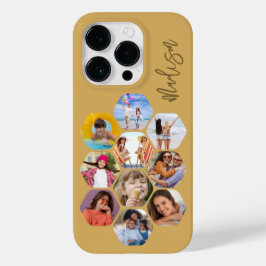 Funda Para iPhone 14 Pro De Case-Mate Collage de varias fotos simple moderno personaliza
