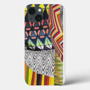 Funda Para iPhone 13 Collage de Zigzag Patchwork