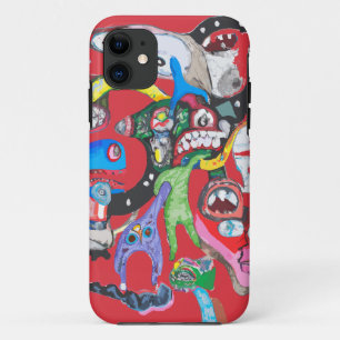 Funda Para iPhone 11 Collage del monstruo
