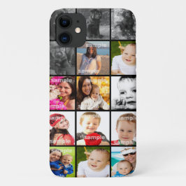 Funda Para iPhone 11 Collage personalizado cree el suyo propio