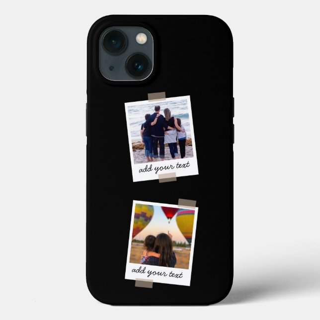 Funda De Case-Mate Para iPhone Collage Personalizado de fotos de Familia Personal (Reverso )