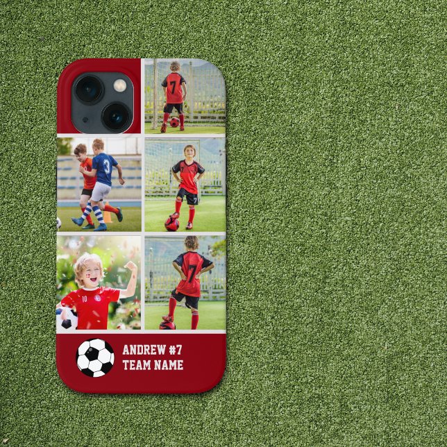 Funda De Case-Mate Para iPhone Collage photos Children's Soccer Team  (Subido por el creador)