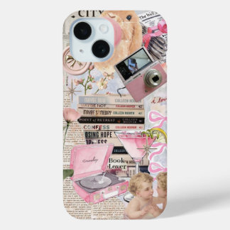 Funda Para iPhone 15 Collage Preppy, estuche Trendy Summer Collage Phon